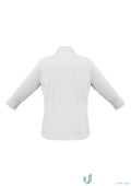 Womens chambray short sleeve shirt from Biz Collection Ladies, perfect for casual style