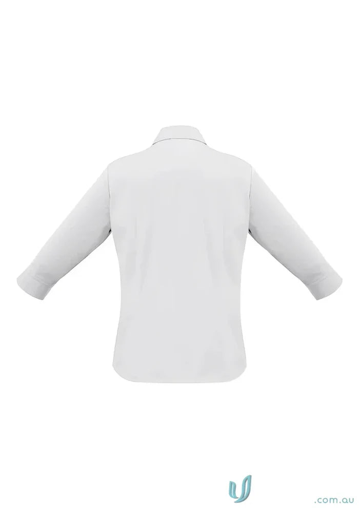 Womens chambray short sleeve shirt from Biz Collection Ladies, perfect for casual style