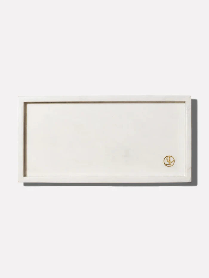 L'avant White Marble Luxury Tray