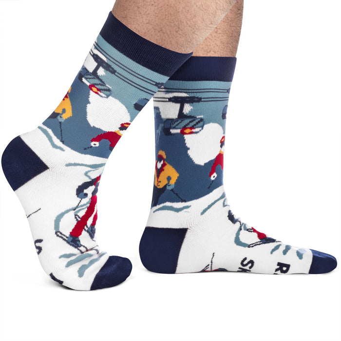 Lavley - I'd Rather Be Skiing Socks (CO Edition)