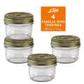 Le Parfait America 200ml - 7oz / 4 Le Parfait Familia Wiss Terrines