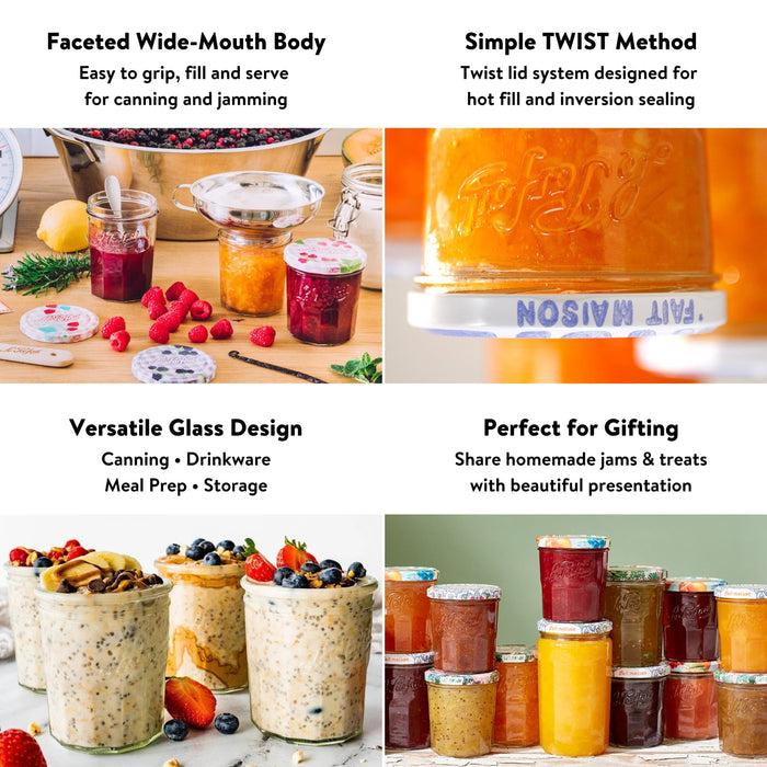 Le Parfait America Le Parfait Jam Jars