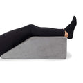 Leg Elevation Pillow Memory Foam Wedge for Circulation & Pain Relief (Grey)