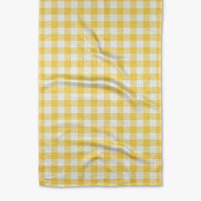 Lemon Gingham Tea Towel - Olita Gifts & Goods