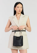 LEO CROSSBODY BAG in Black Luxe by Saben