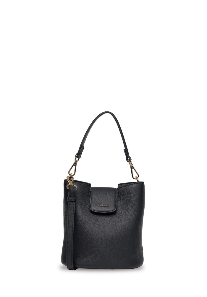 LEO CROSSBODY BAG in Black Luxe by Saben