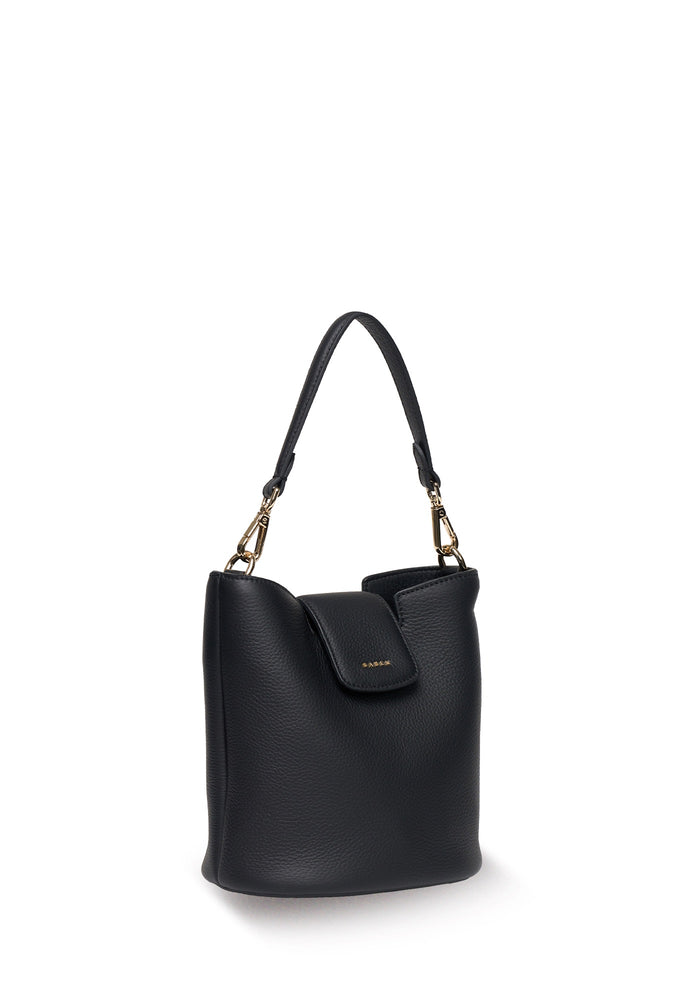 LEO CROSSBODY BAG in Black Luxe by Saben