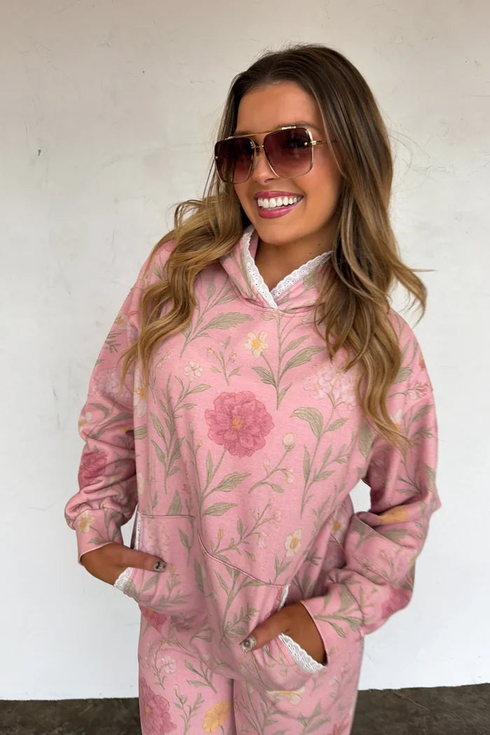 Lila Lace Hoodie