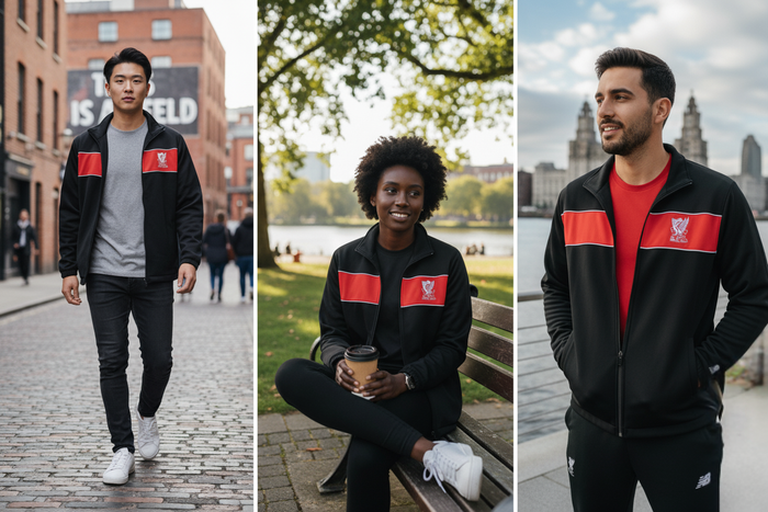 Liverpool FC Zip track Jacket/ Top