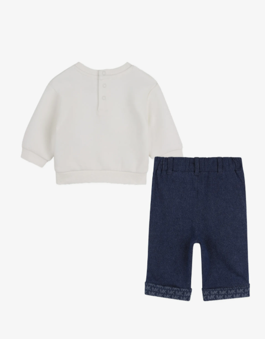 MICHAEL KORS logo-print star-motif trousers and sweatshirt