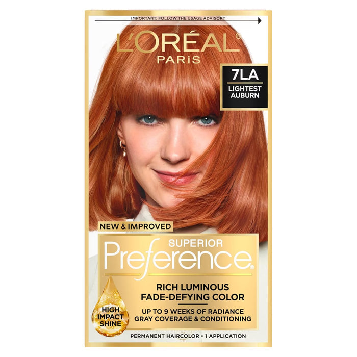 L’Oréal Superior Preference 7LA Lightest Auburn - 12 Pack