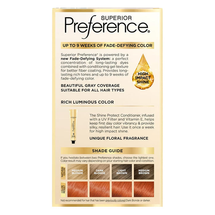 L’Oréal Superior Preference 7LA Lightest Auburn - 12 Pack