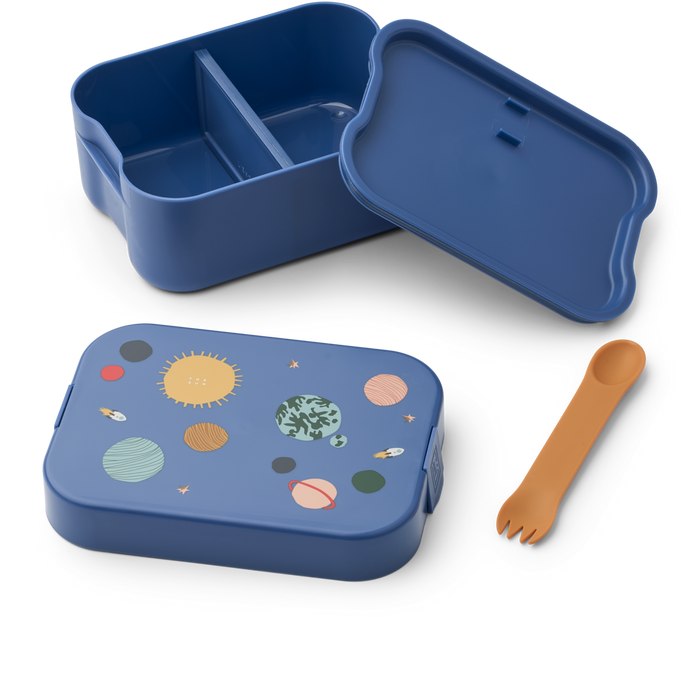Liewood - Lunch Box - Kamil - Universe/Classic Navy - Interior