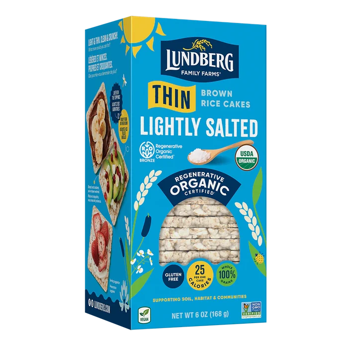 Lundberg: Brown Rice Puffed Grain Cakes Lightly Salted