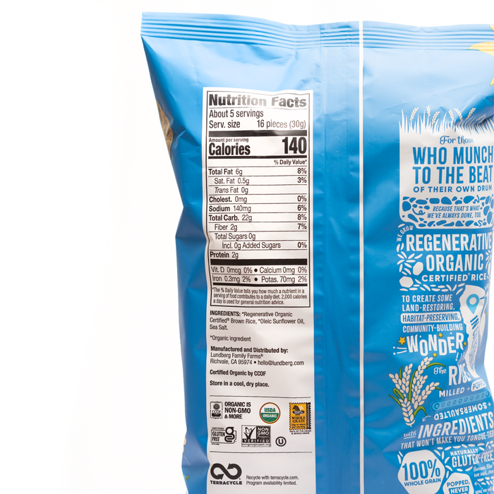 Lundberg Sea Salt Rice Cake Minis 142g
