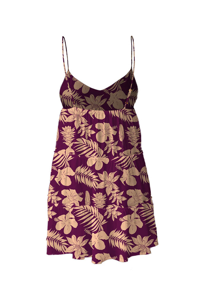 MAI Charlie Dress (Peach Oasis, Steel Blue)