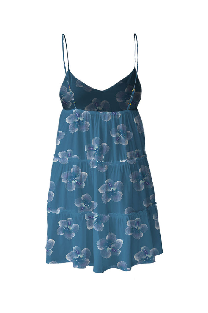 MAI Charlie Dress (Peach Oasis, Steel Blue)