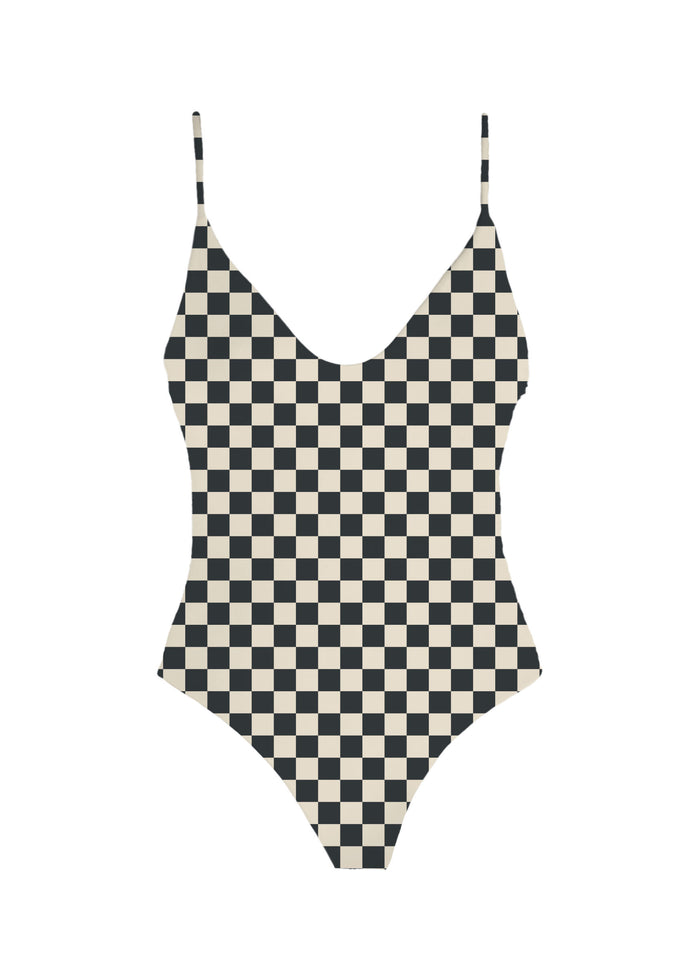 MAI Everyday Bodysuit (Twilight Petal, Retro Check, Skipper Ribbed)