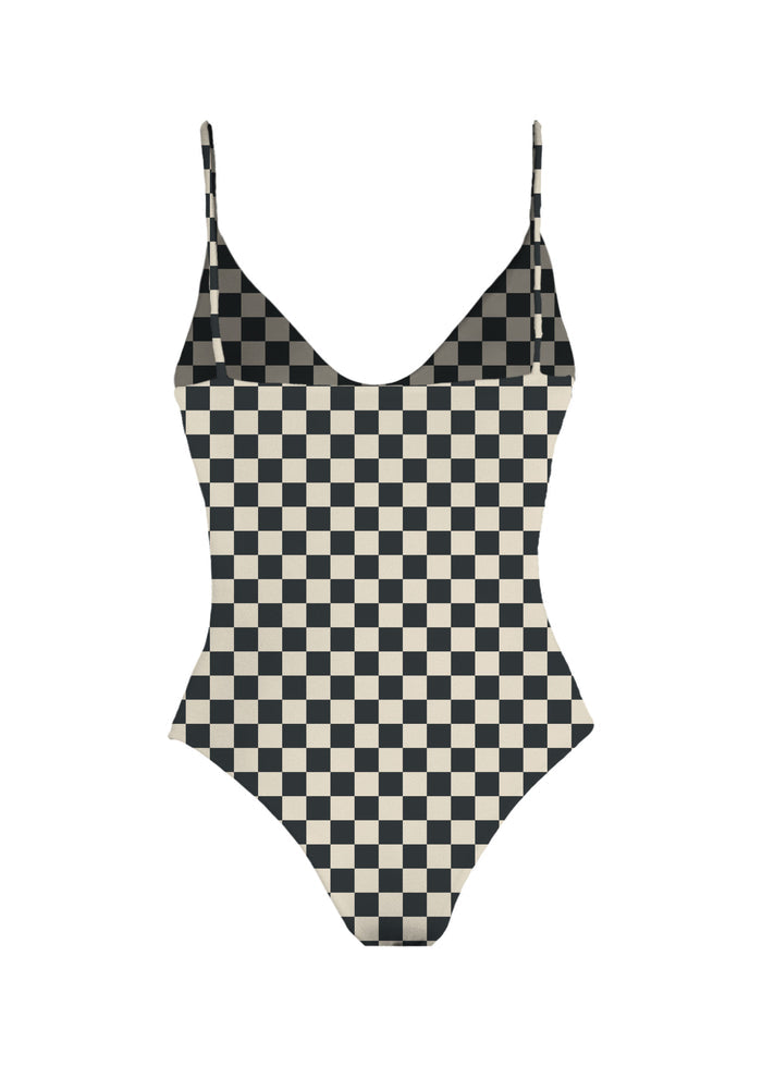 MAI Everyday Bodysuit (Twilight Petal, Retro Check, Skipper Ribbed)