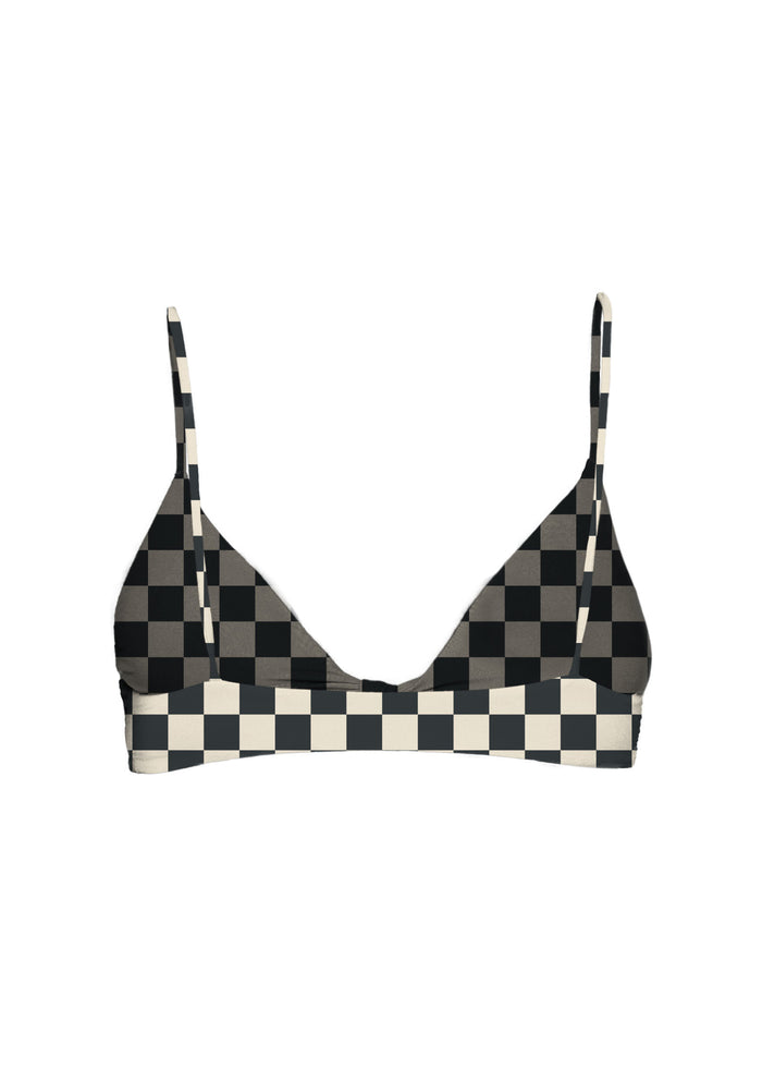 MAI Knot Top (Twilight Petal, Retro Check, Skipper Ribbed, Almond)