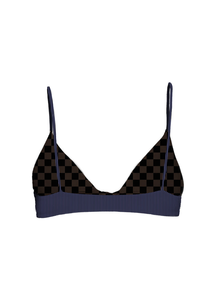 MAI Knot Top (Twilight Petal, Retro Check, Skipper Ribbed, Almond)