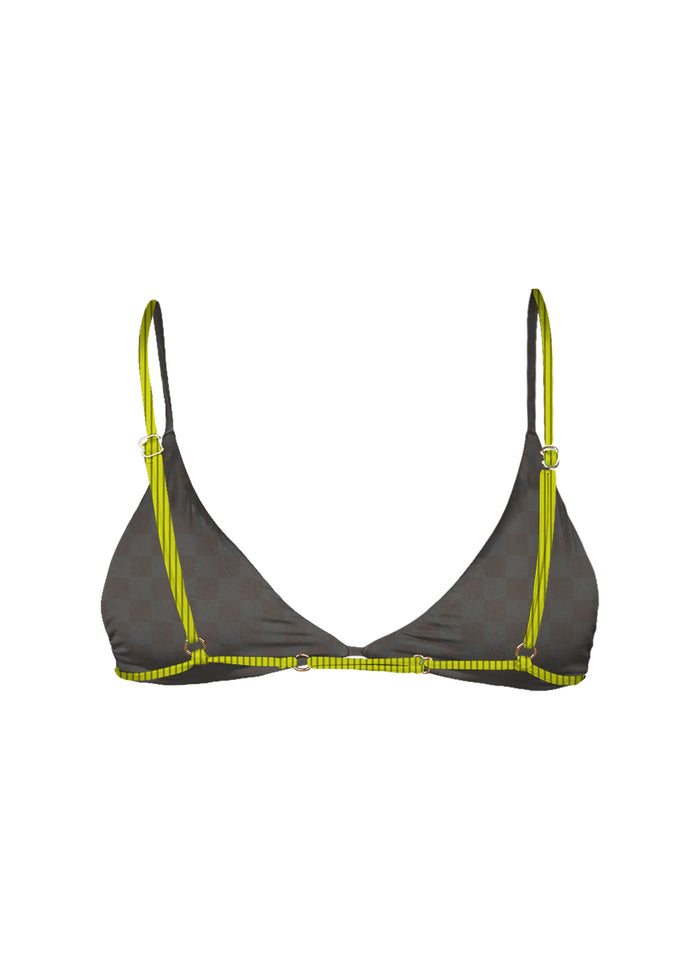 Mai String Top (Tan Oasis, Tidal, Zest)