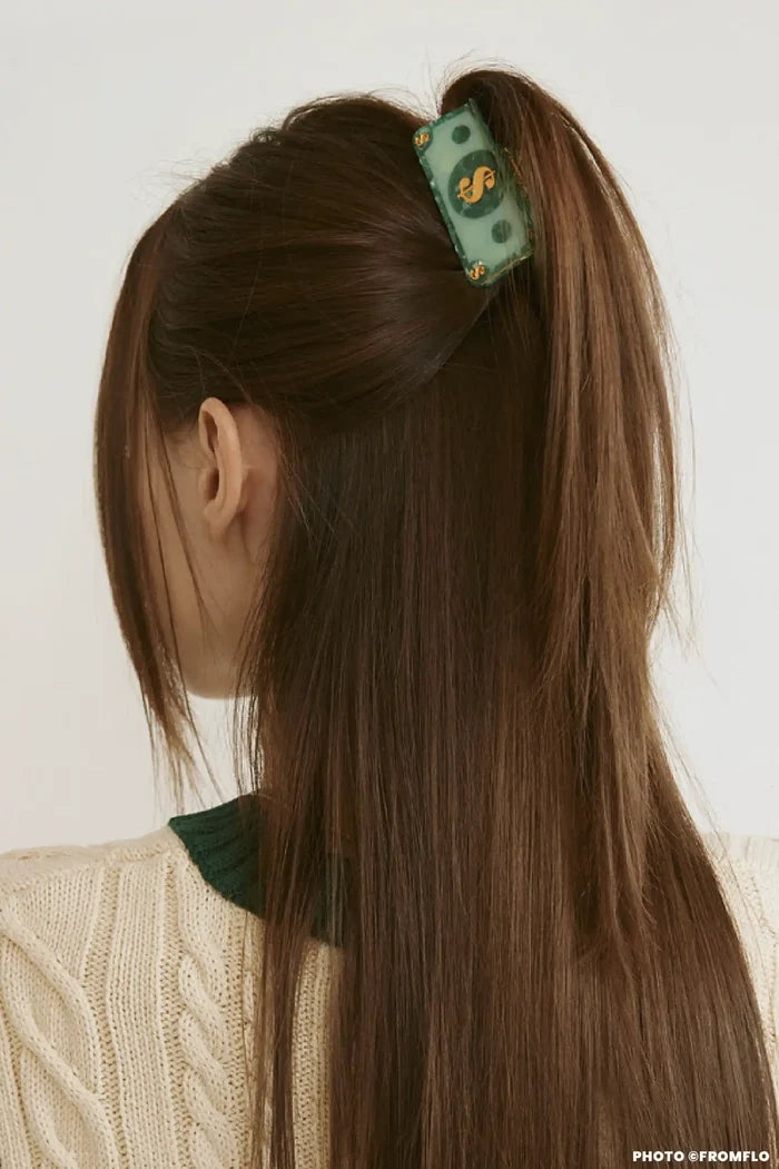 "Manifesting" La thune Hair claw