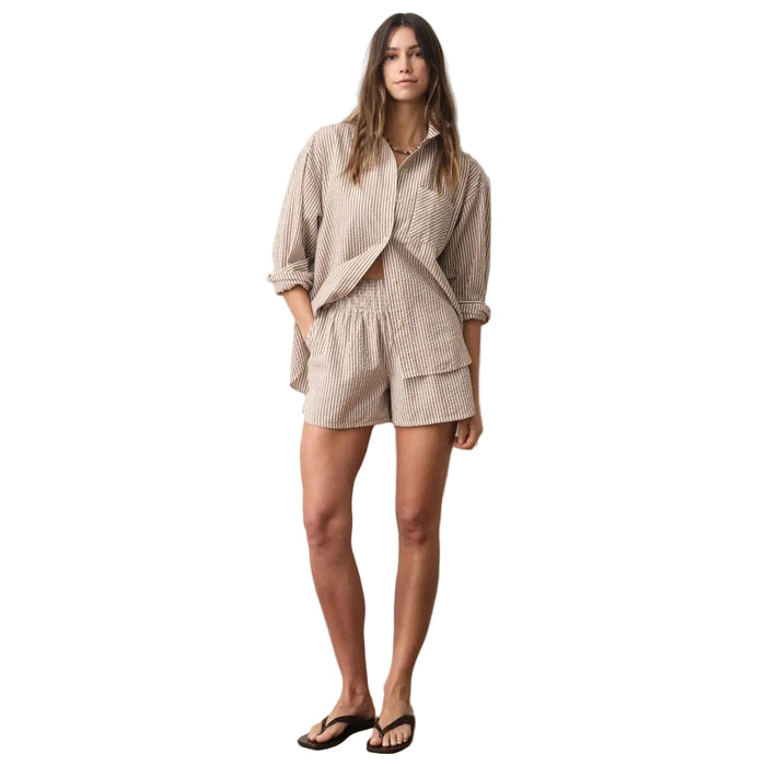Marine Layer Women's Isla Seersucker Short