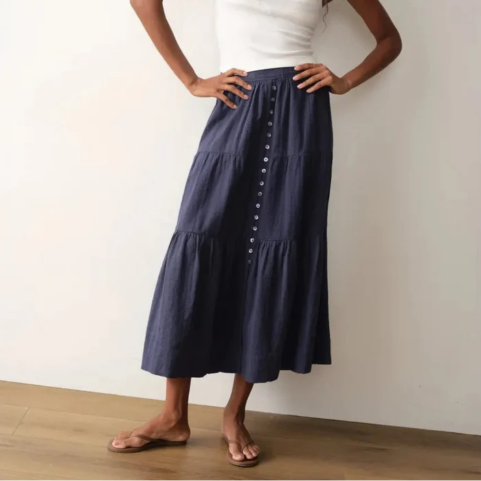 Marine Layer Women's Lana Button-through Skirt
