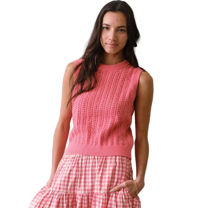 Marine Layer Women's Mina Pointelle Sweater Tank