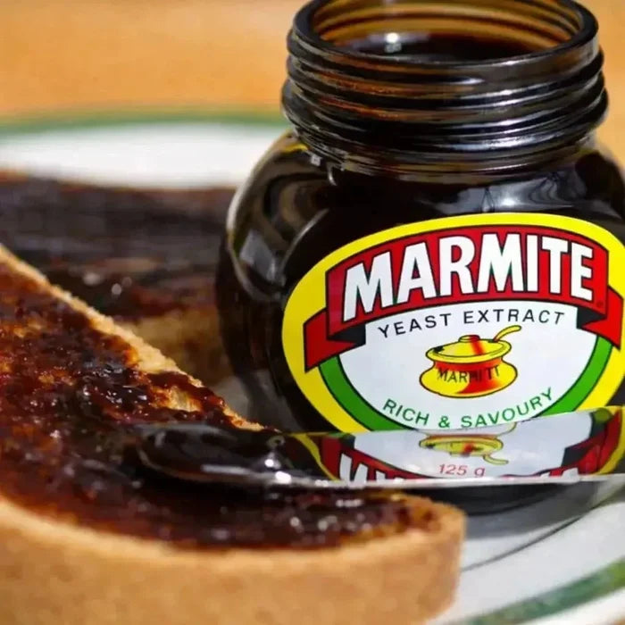 Marmite Yeast Extract 125g jar rich in B vitamins vegetarian savory spread