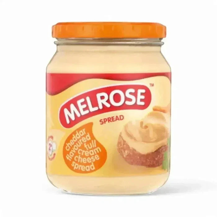 Melrose Processed Cheese Spread 400g cheddar flavor with biltong infusion for sandwiches and dips