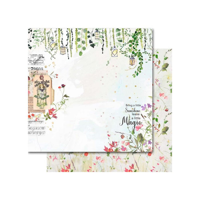 Memory Place - Double-Sided Paper Pack 12X12 - Enchanted. This pack contains 12 double-sided papers, 6 designs, 2 sheets each. Made in Japan. Available at Embellish Away located in Bowmanville Ontario Canada.
