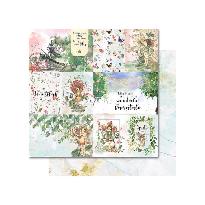 Memory Place - Double-Sided Paper Pack 12X12 - Enchanted. This pack contains 12 double-sided papers, 6 designs, 2 sheets each. Made in Japan. Available at Embellish Away located in Bowmanville Ontario Canada.