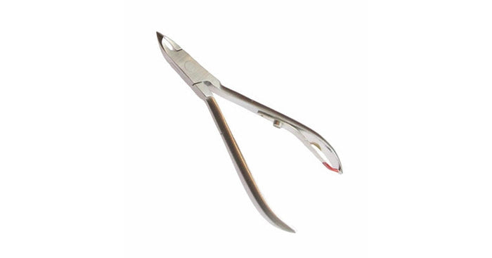 Mertz 4" 4mm Stainless Steel Cuticle Nipper (single spring)
