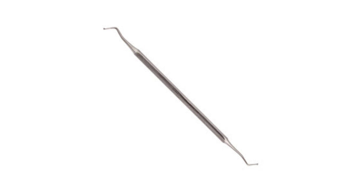Mertz 6.5" Stainless Steel Double Ended Nail Cleaner (Scoop/Scoop)