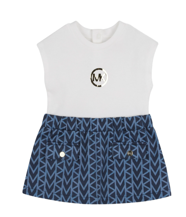 MICHEAL KORS graphic jeans dress