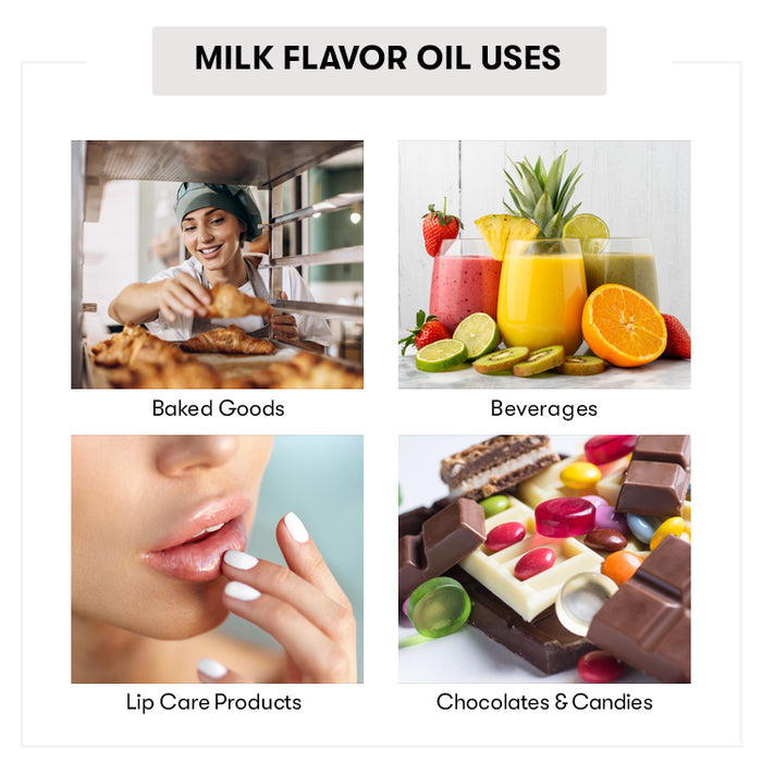 Milk Flavor Oil Uses