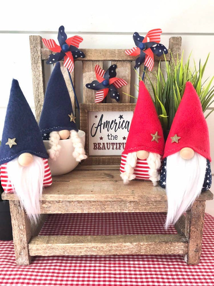 Mini 7" 4th Of July Gnomes - Taryn x Philip Boutique
