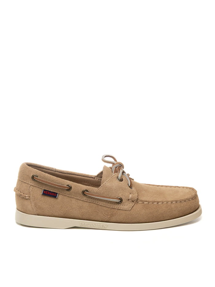 SEBAGO Mocassino barca camscio taupe PORTLAND FLESH OUT 7111PTW-BROWN/TAUPE 910