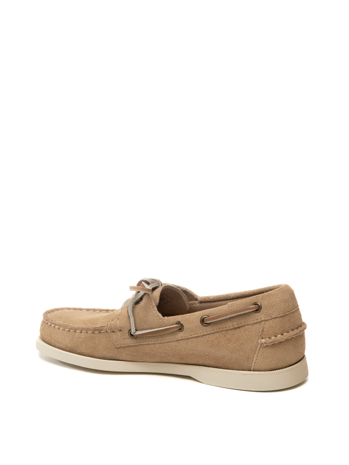 SEBAGO Mocassino barca camscio taupe PORTLAND FLESH OUT 7111PTW-BROWN/TAUPE 910