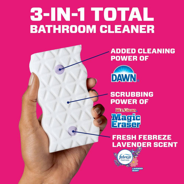 Mr. Clean 2-in-1 Bathroom Magic Eraser Sponges, 11 Ct