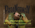 Promotional poster for 'Paranorman' featuring Mr. Prenderghast from Black Phoenix Alchemy Lab.