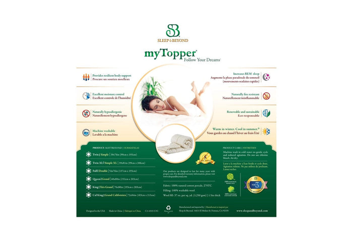 Sleep & Beyond MyTopper®