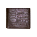 NATIVE NORTHWEST Brown Embossed Wallet - Spirit Wolf
