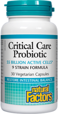 Natural Factors: Critical Care Probiotic 55 Billion Live Probiotic Cultures