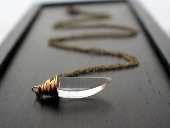 Necklace-Ice Age - Brass