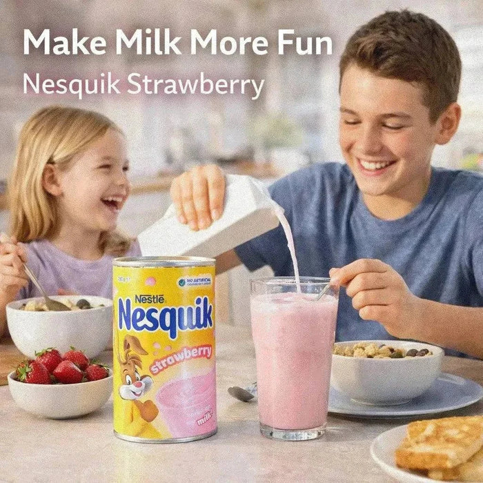 Nestlé Nesquik Strawberry 250g tin for flavored milk drink powder