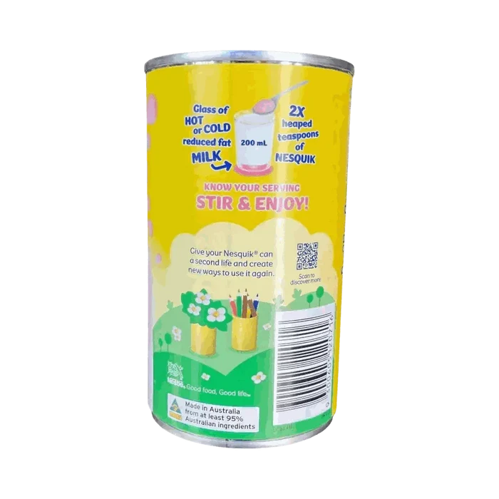 Nestlé Nesquik Strawberry 250g tin for strawberry-flavored milk drink powder