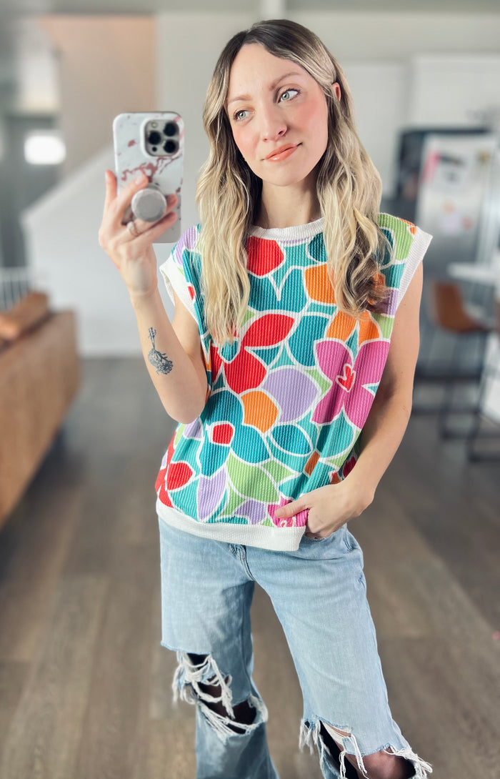 *new* A Work of Art Ribbed Top